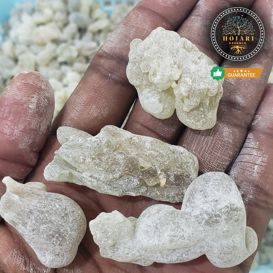 Royal Finest Grade A Green Hojari Frankincense Resins – 100 g / 0.22 lb