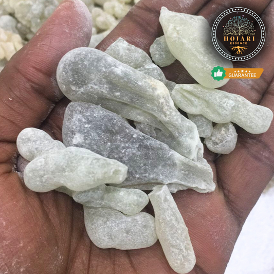Royal Finest Grade A Green Hojari Frankincense Resins – 100 g / 0.22 lb